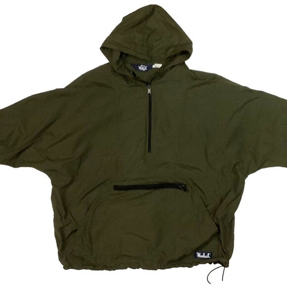 Vintage Woolrich Anorak Jacket - Women's Sz XL - Olive Green - Pull-Over - E314 - Picture 2 of 14